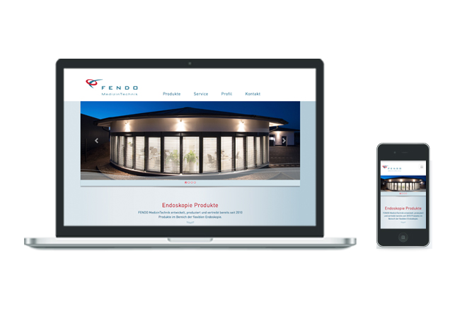 Website für Desktop und mobile Endgeräte erstellt